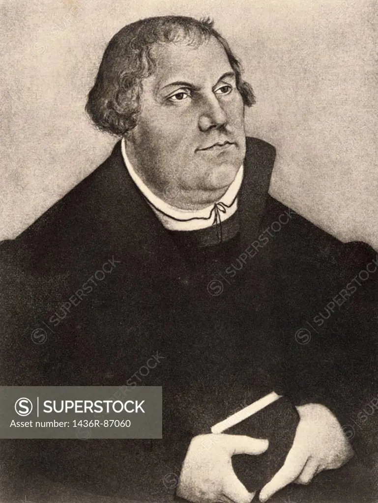 Martin Luther, leader of the Protestant Reformation in the XVI century (1483-1546)