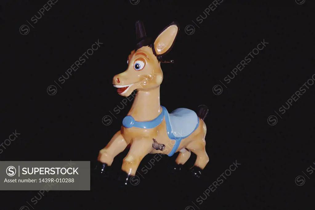Donkey toy ride for children