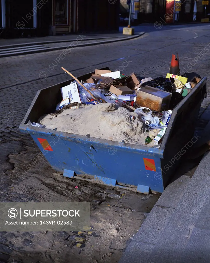 Full dumpster