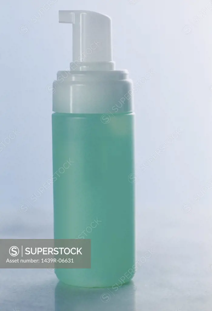 A bottle of cleanser
