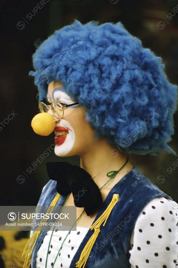 Profile of a clown