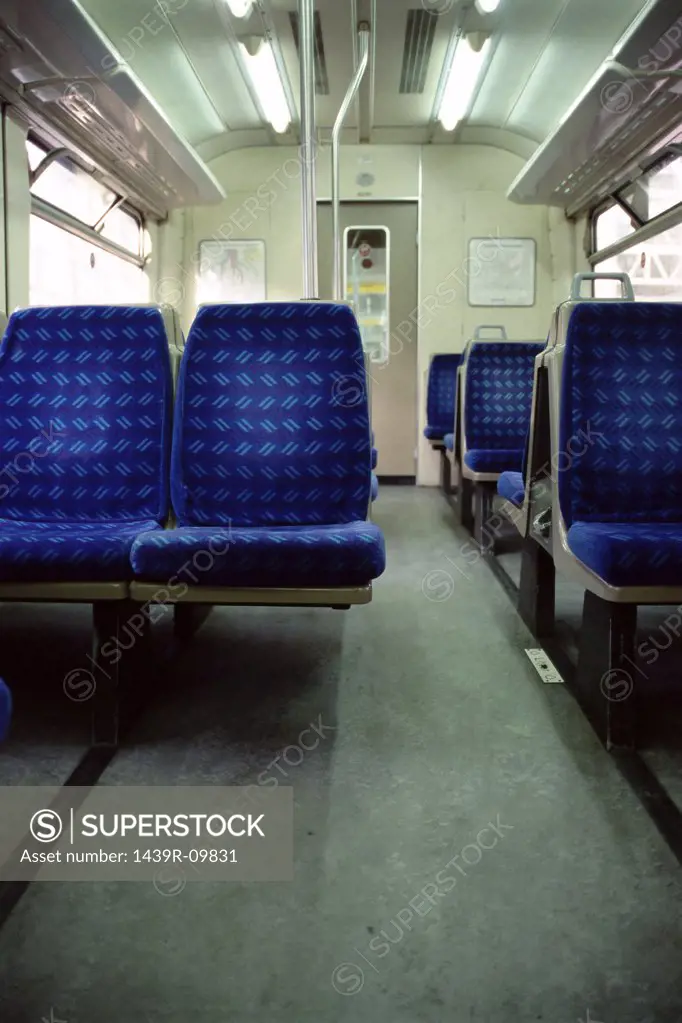 Empty railroad carriage