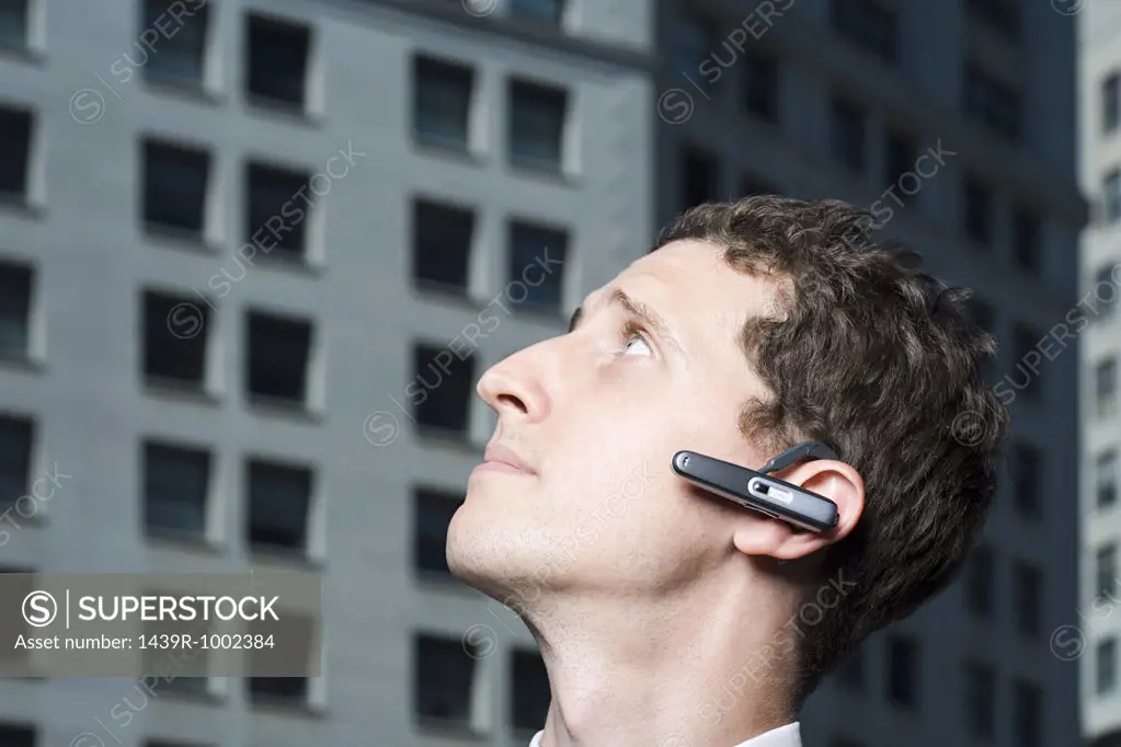 Man with a headset