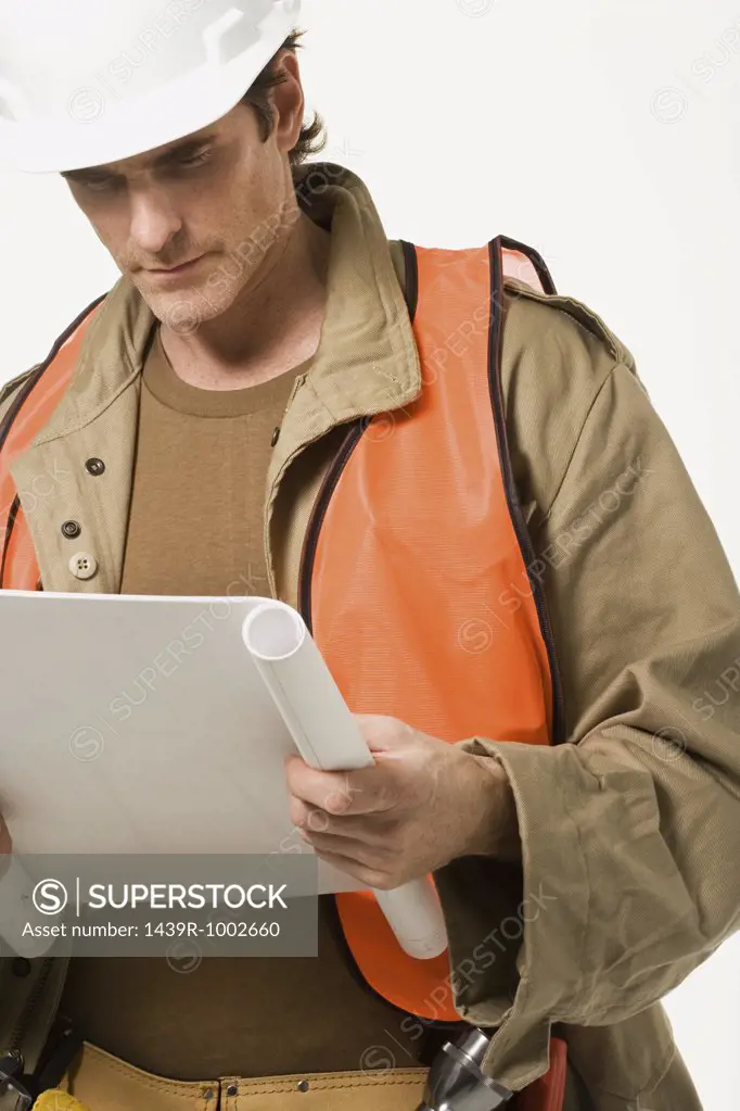 Portrait of a construction worker