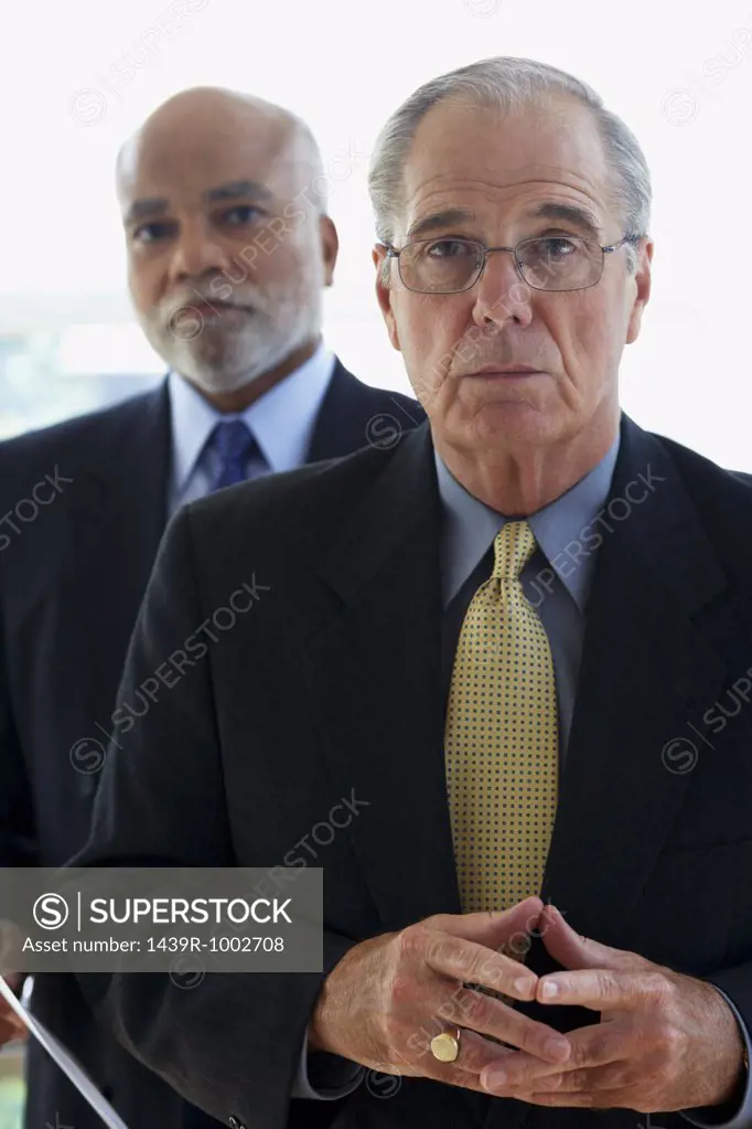 Portrait of two ceo's