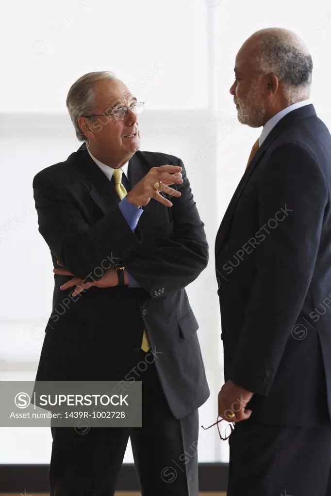 Two ceo's having a conversation
