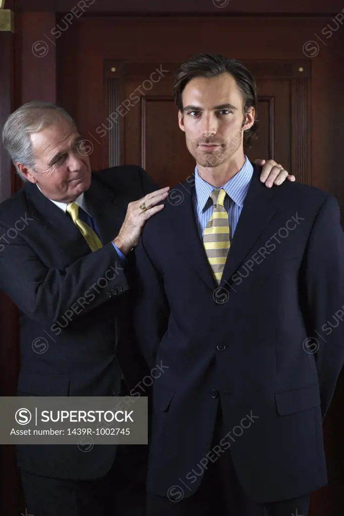 Ceo with young businessman