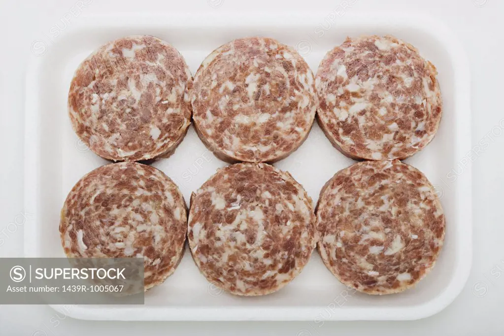 Raw sausage meat