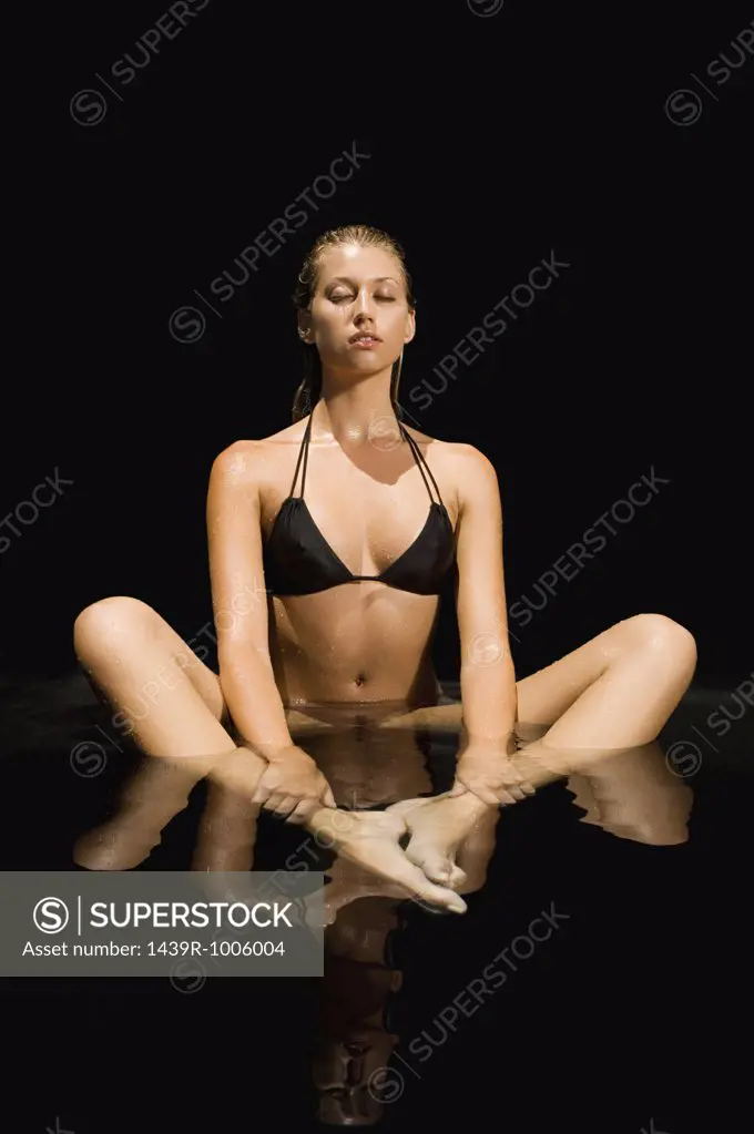 Woman in water