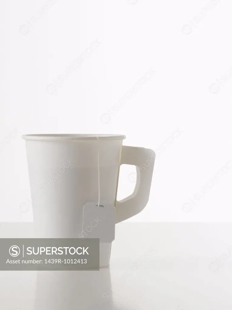 White paper cup