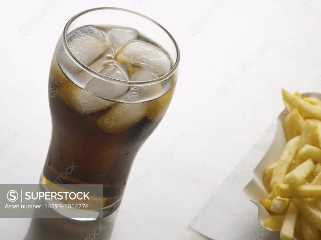 Cola and french fries