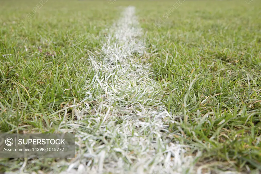 Line of a football pitch