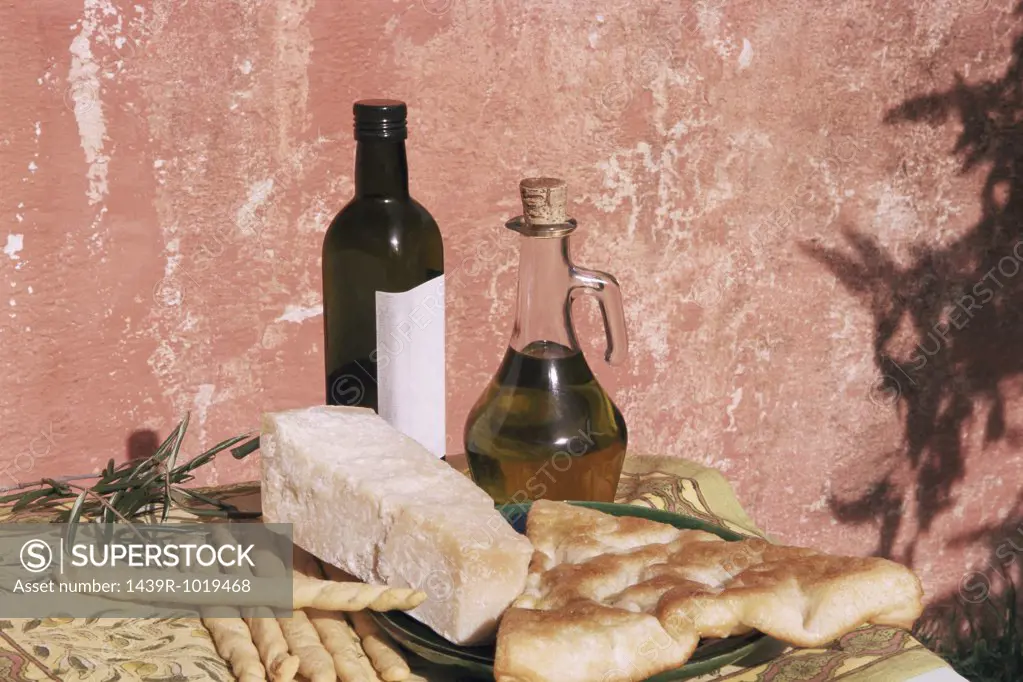 Olive oil parmesan and bread