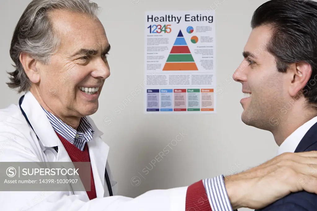 Doctor with a male patient