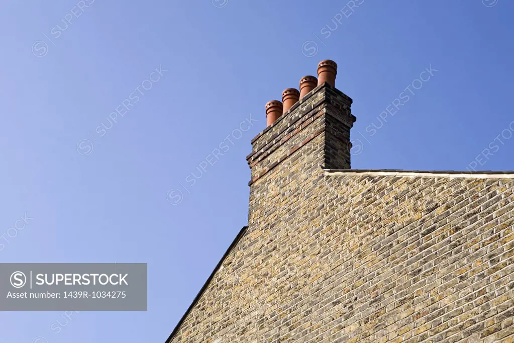 Chimney and side of house