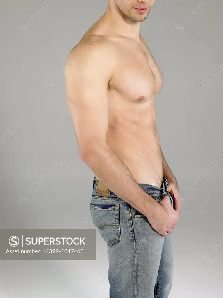 Attractive man posing
