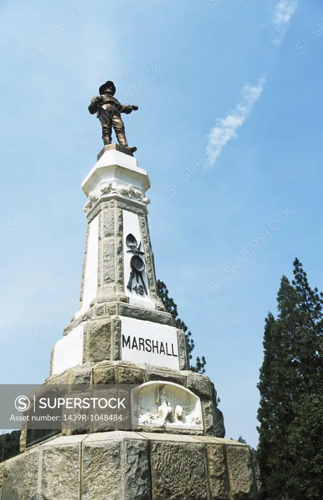 Statue of james marshall coloma