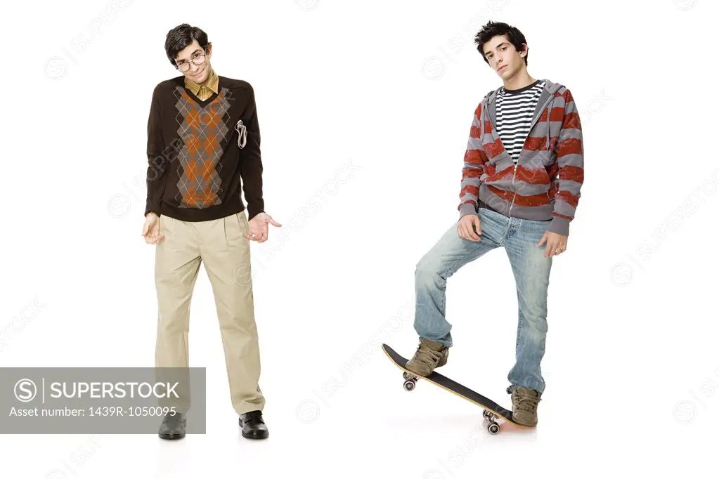 Geek and skater