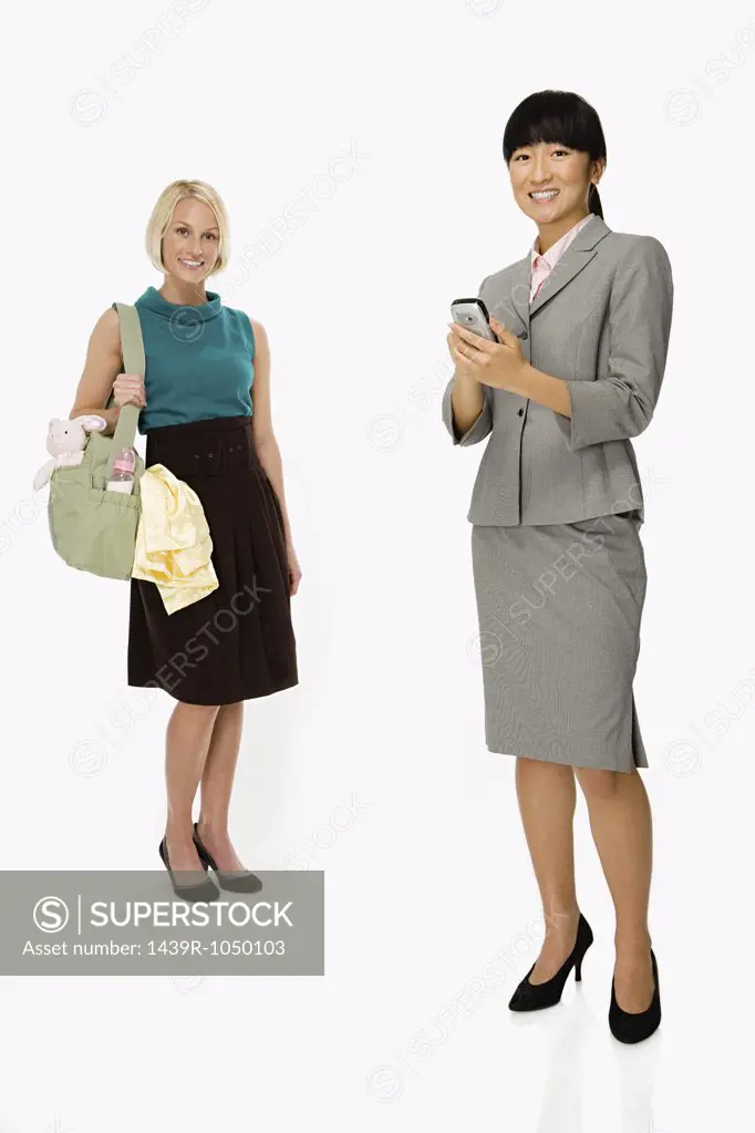 Mother and businesswoman