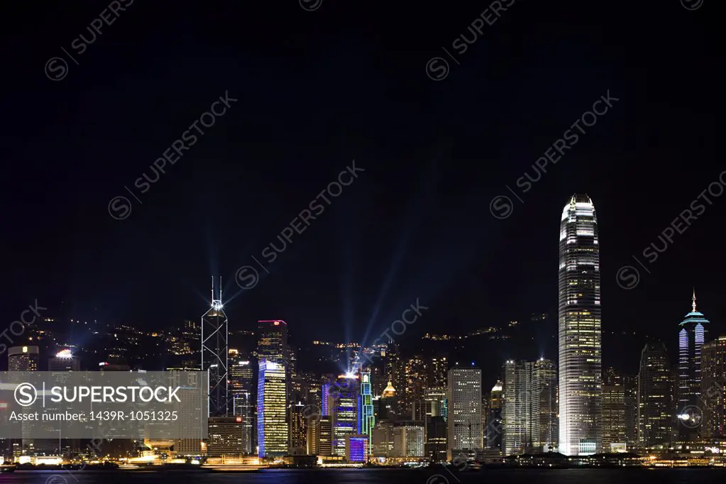 Hong kong at night
