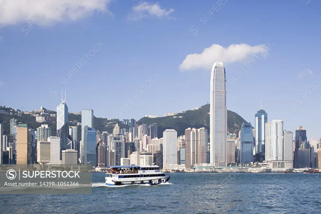 Tourboat in hong kong
