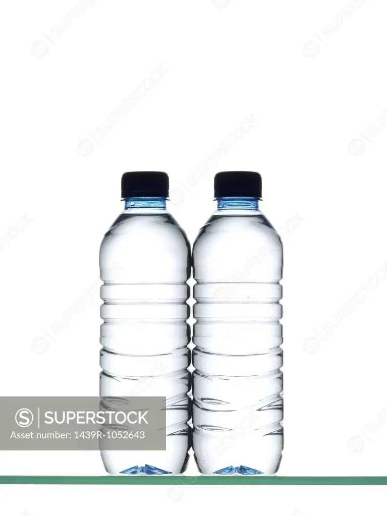 Two bottles of mineral water