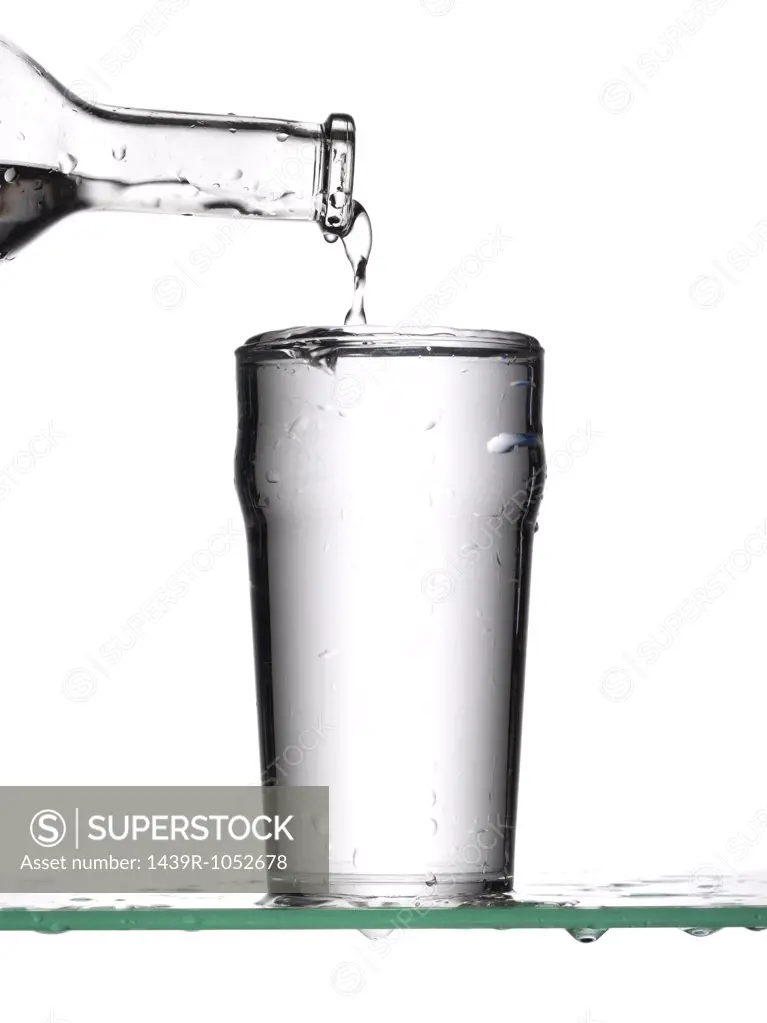 Pouring water