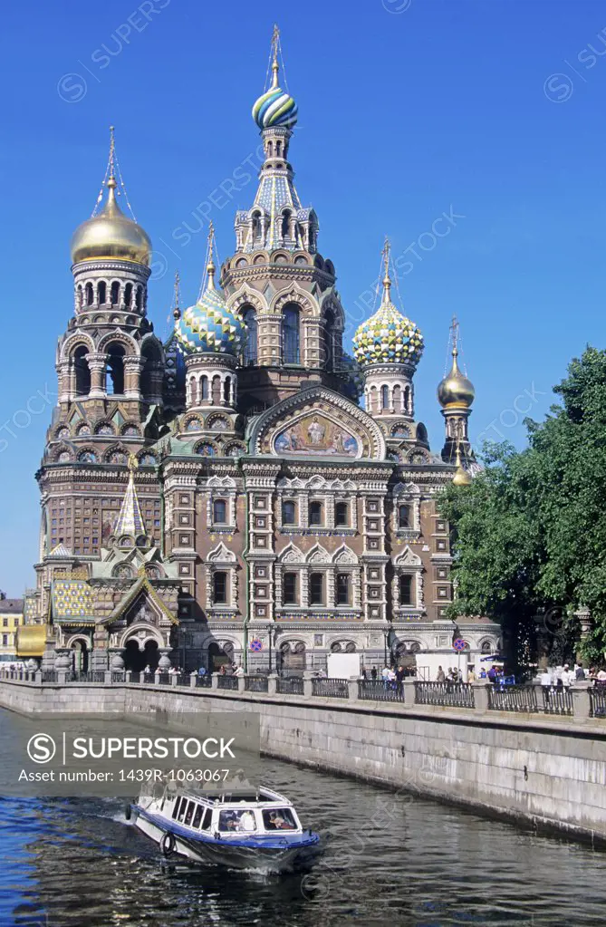 Church of the saviour on spilled blood st petersburg