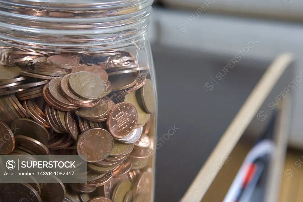Pennies in a jar