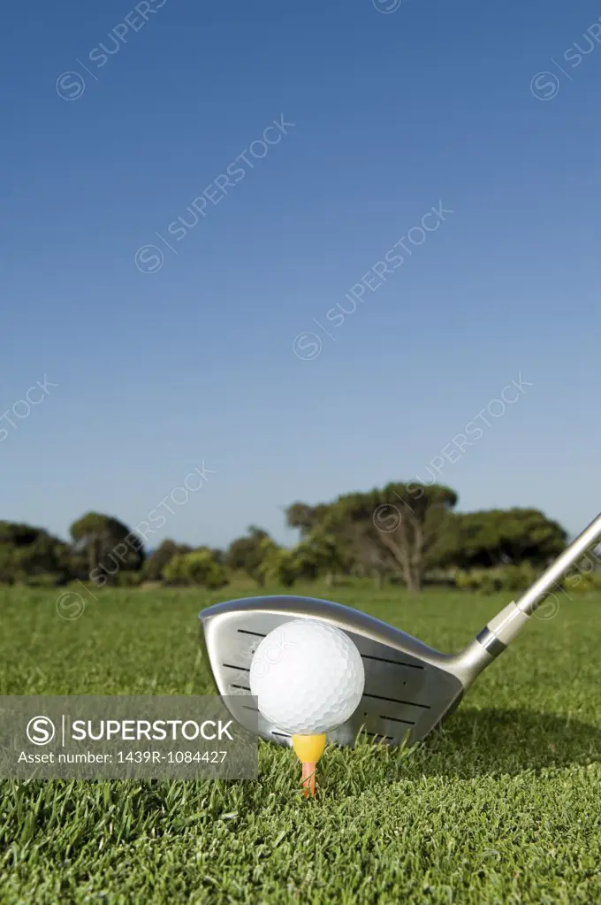Golf ball and golf club