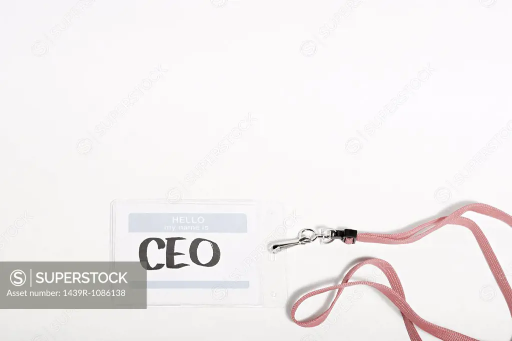 CEO name tag