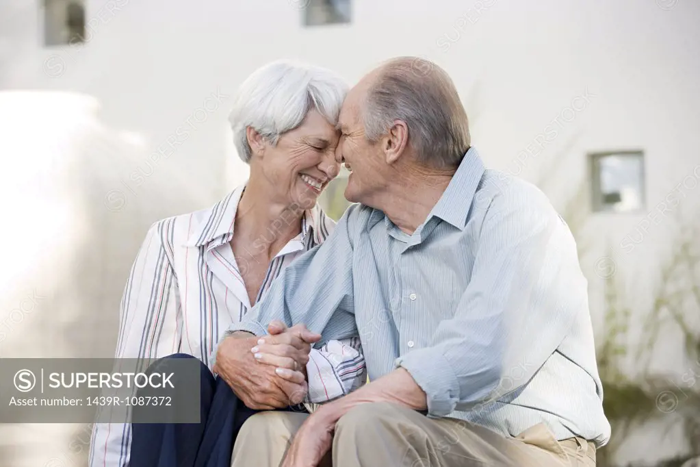 A senior couple
