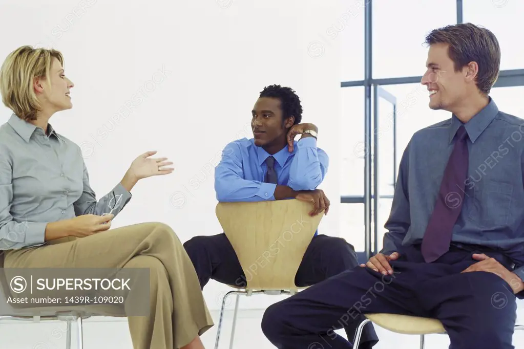 Businesspeople in meeting