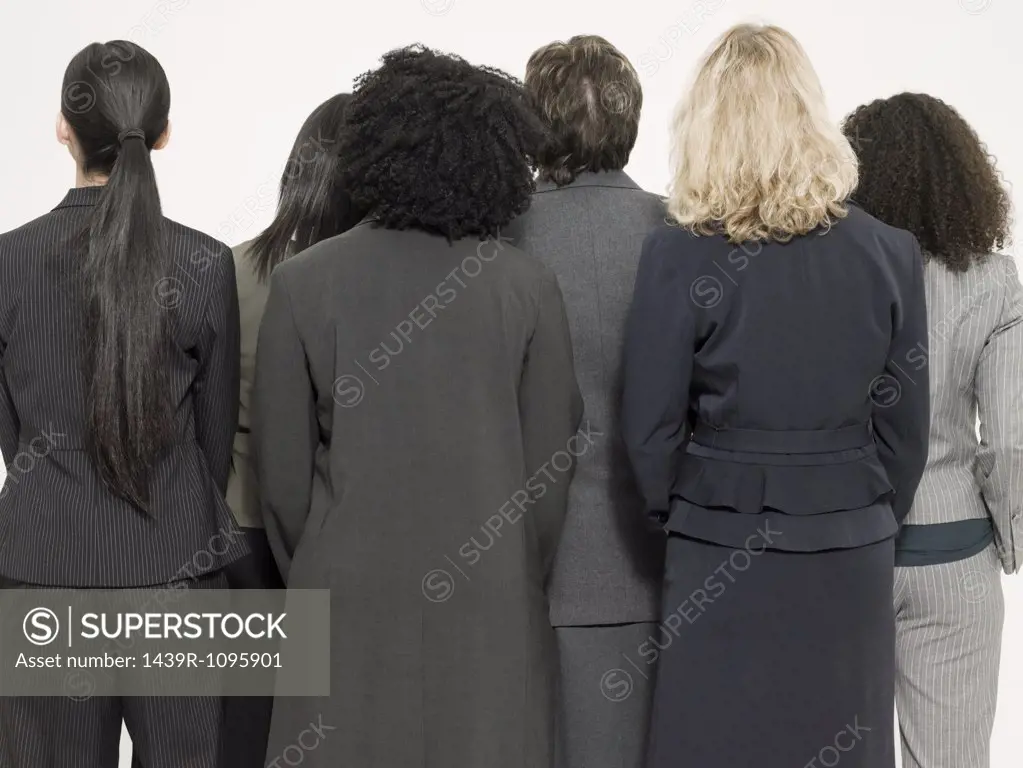 Rear view of businesswomen
