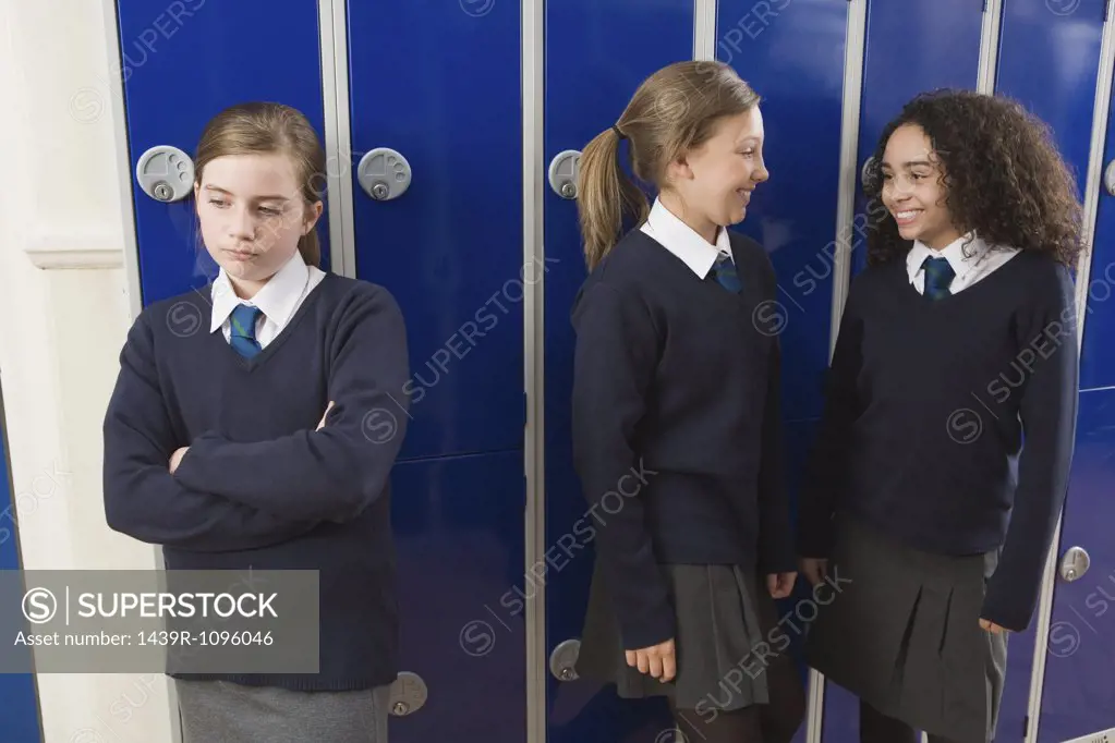 Girl excluded from group