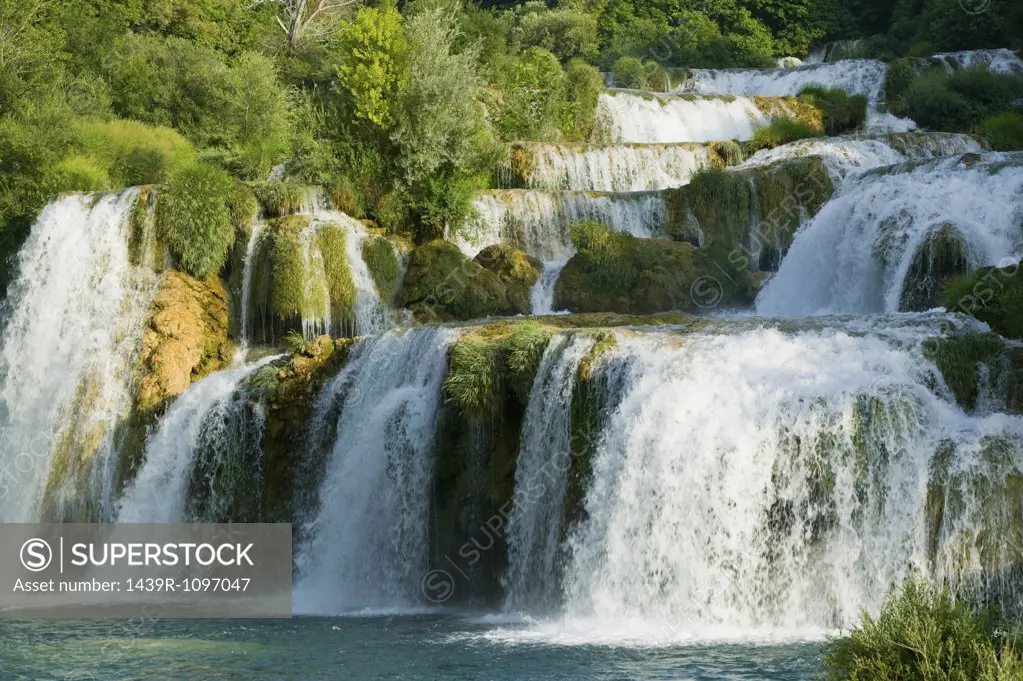 Waterfall at krka national park