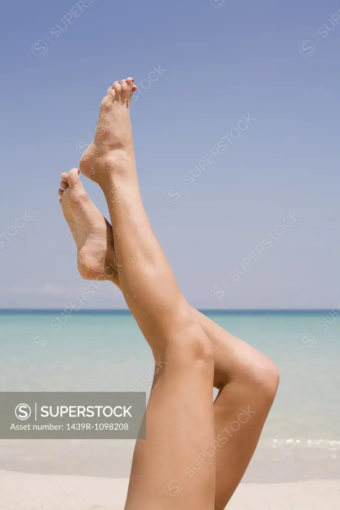 A womans legs