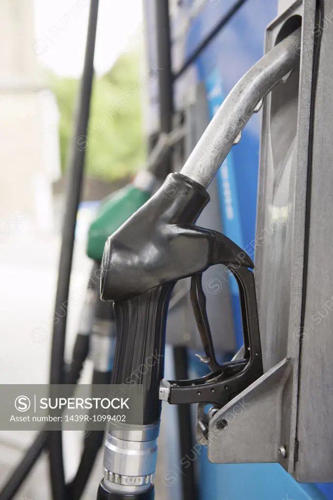 Close up of petrol pump