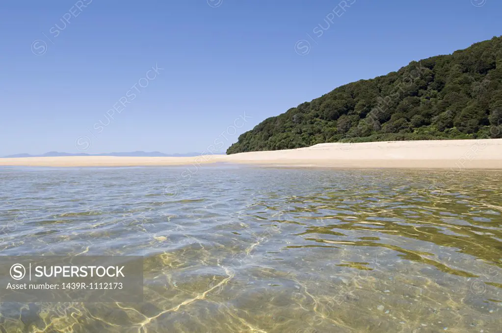 Tranquil and secluded beach