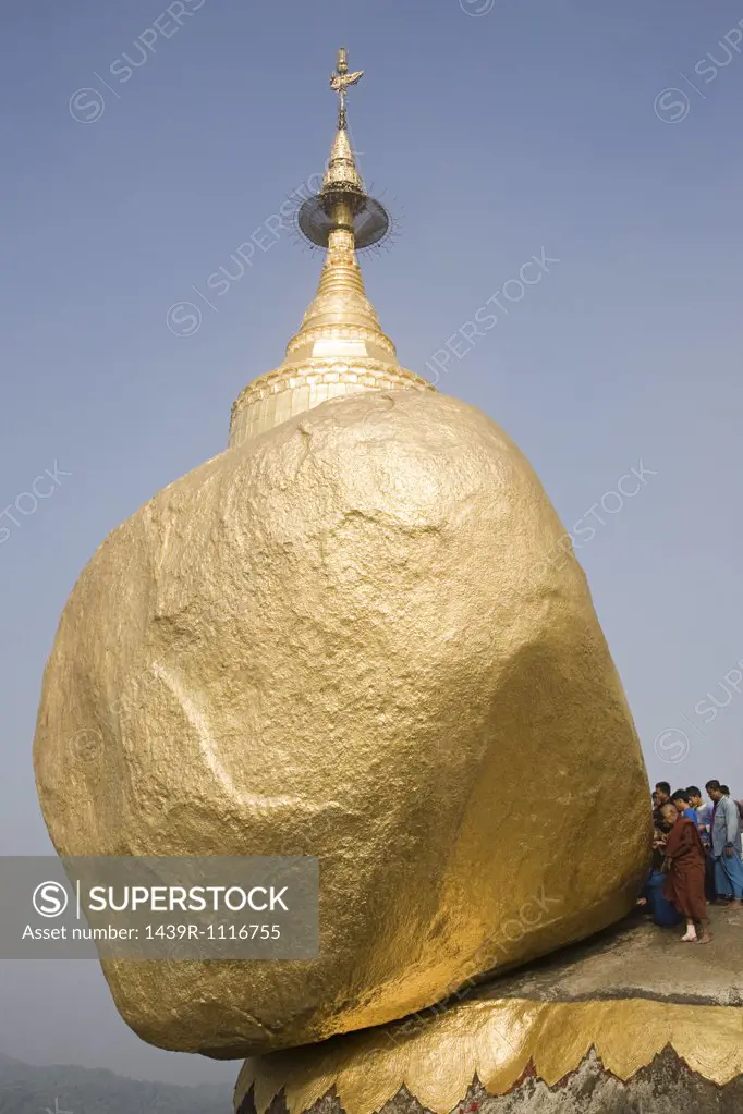 Kyaiktiyo pagoda on golden rock