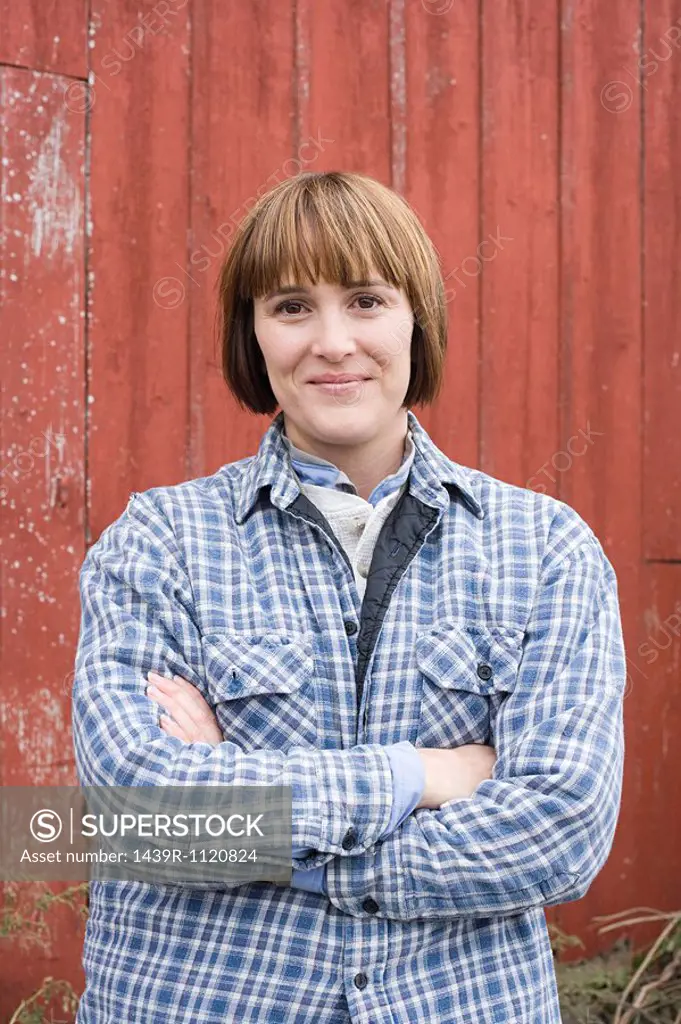 Portrait of a female farmer