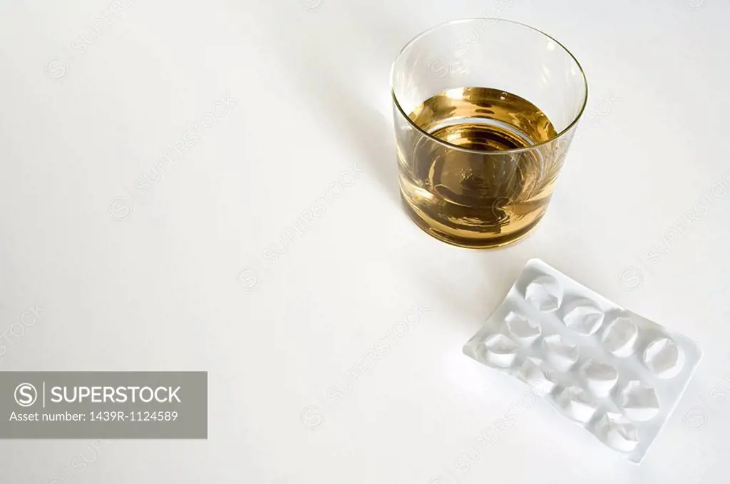 Whiskey and tablets