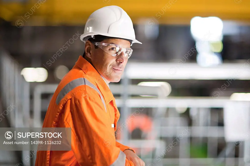 Engineer in factory