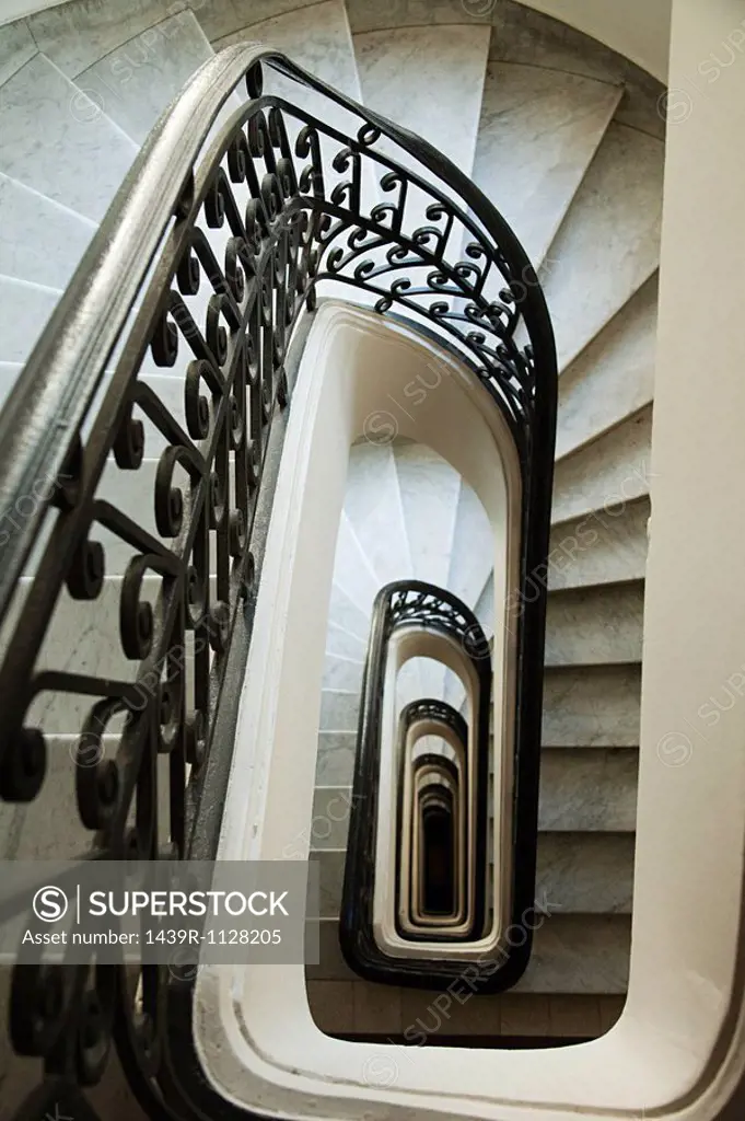 Staircase in Palacio Barolo, Buenos Aires, Argentina