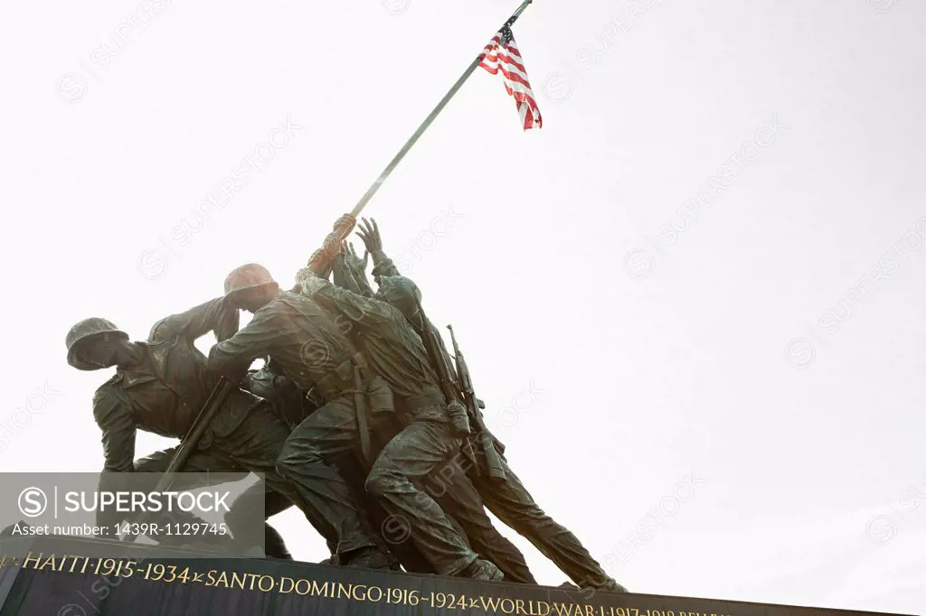 Marine corps war memorial, Arlington, Virginia, USA