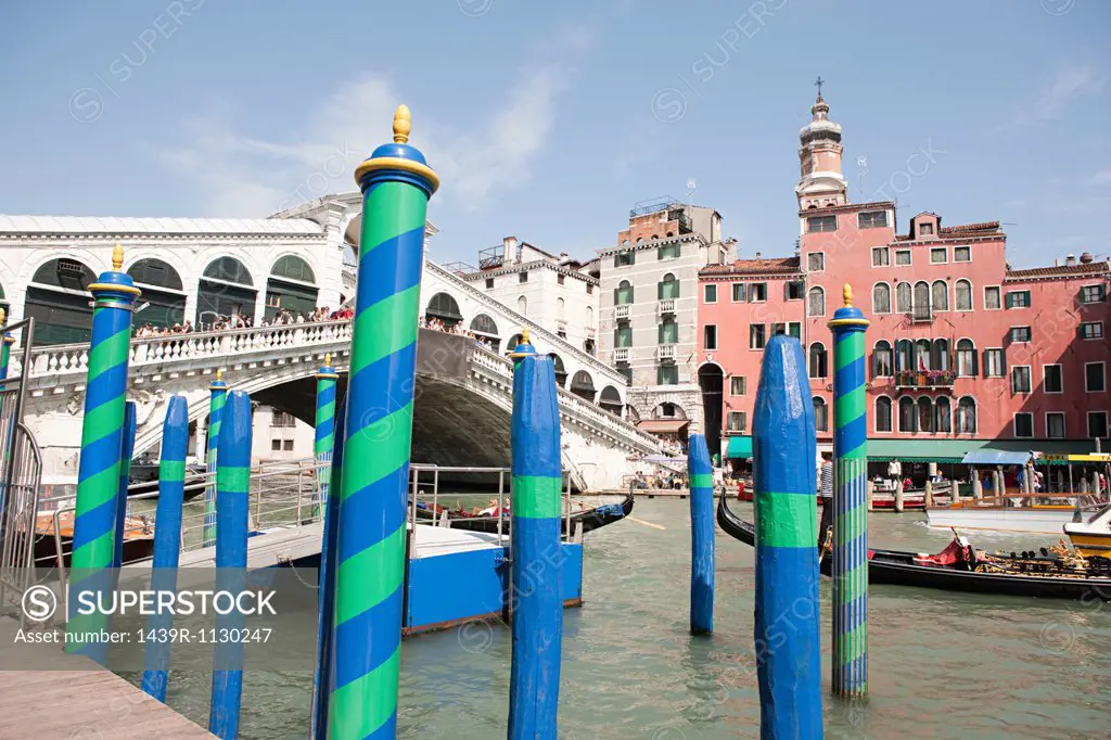 Rialto bridge and grand canal, Venice, Italy