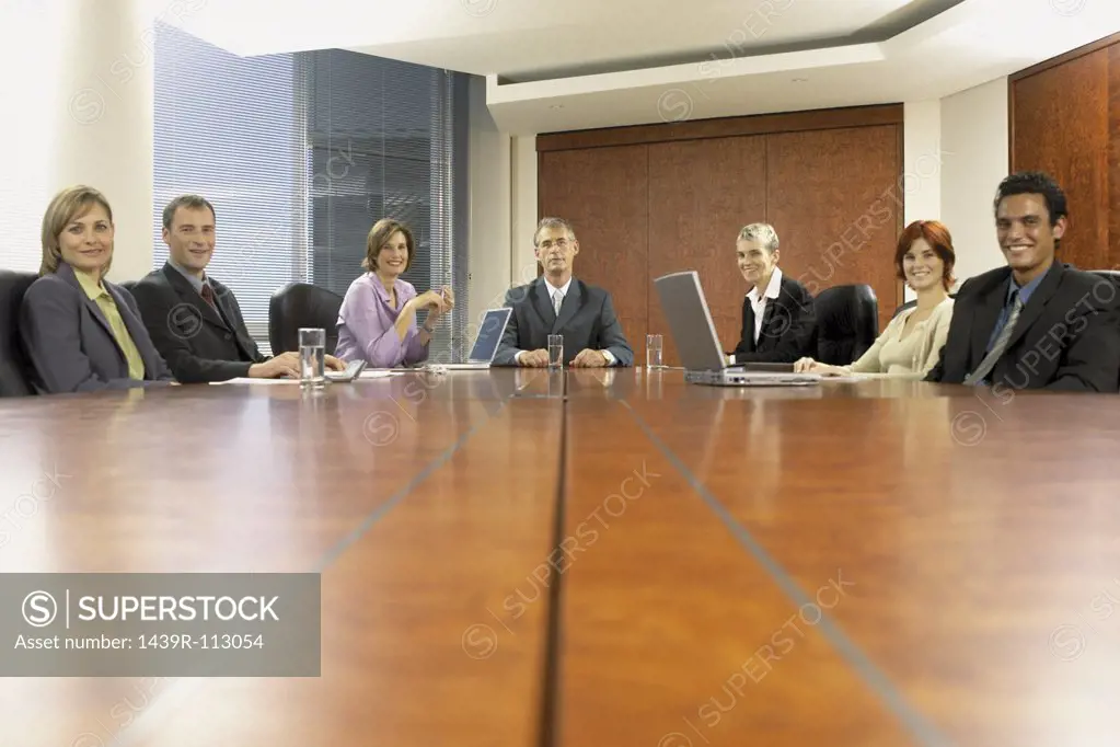 Businesspeople in boardroom