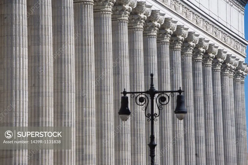 Neo classical building with columns, Philadelphia, USA