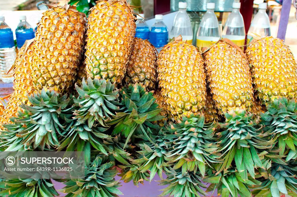 Pineapples for sale, Fort Cochin, Kerala