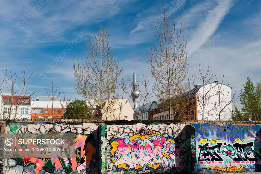 Graffiti on Berlin Wall, Berlin, Germany